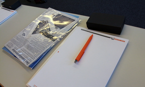 Alle Infos finden sich im Skript und zahlreichen Unterlagen wieder Handout und zahlreiche Unterlagen gab es am Tag 4 - Eindrücke Tages Seminar Spektrometrie März 2015